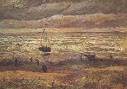 Vincent Van Gogh Beach at Scheveningen in Stormy Weather (nn04) china oil painting reproduction